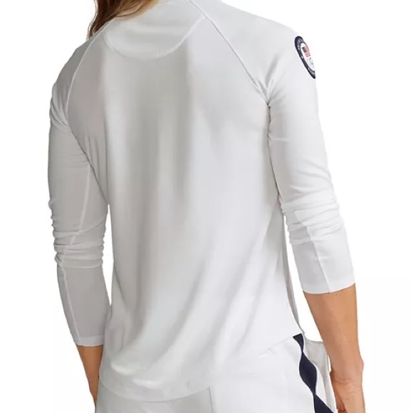 Team USA Polo Ralph Lauren Women's 2020 Summer Olympics  Quarter-Zip Pullover M - Picture 3 of 13